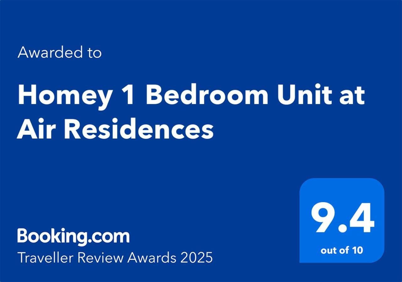 Homey 1 Bedroom Unit At Air Residences Makati City Kültér fotó